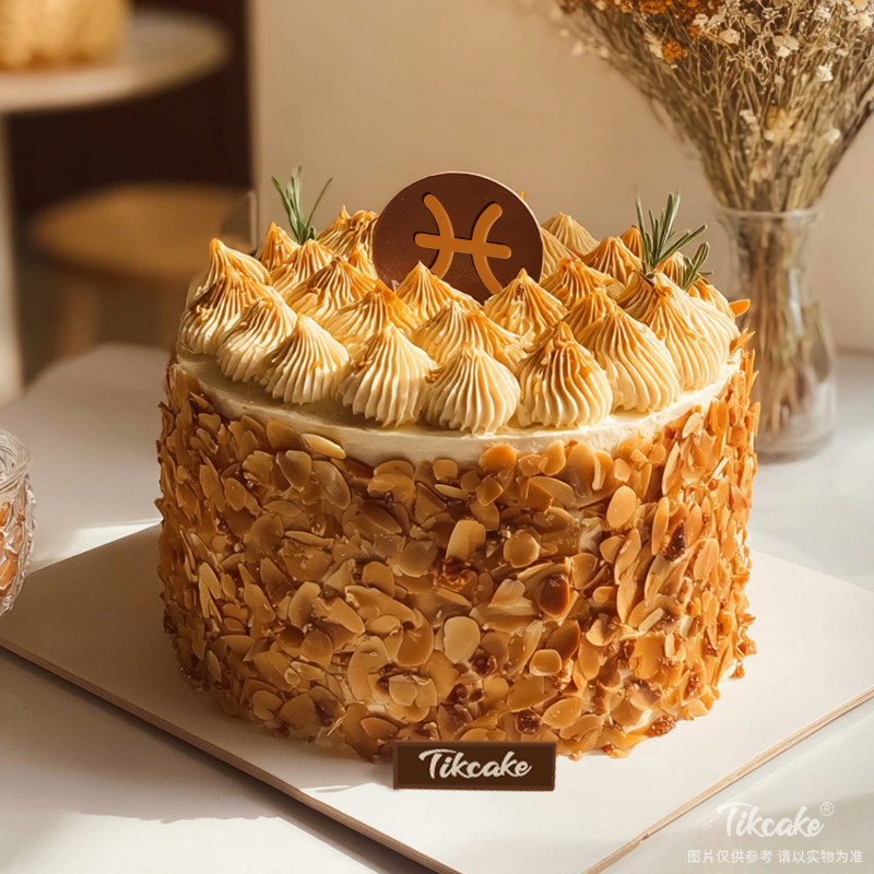 原创双鱼座主题鲜奶蛋糕十四（2.19-3.20）