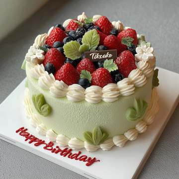 原创简约水果鲜奶蛋糕（三十二）