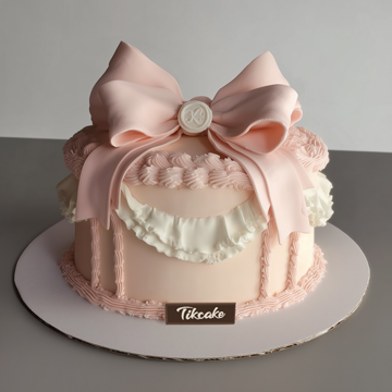 原创仙女风主题翻糖鲜奶蛋糕（二）