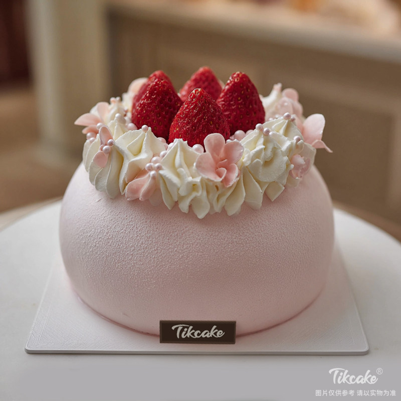 原创草莓主题水果鲜奶蛋糕（十一）