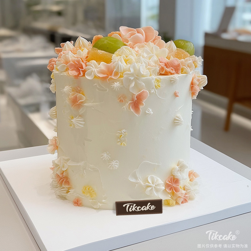 原创小清新水果鲜奶蛋糕（九）