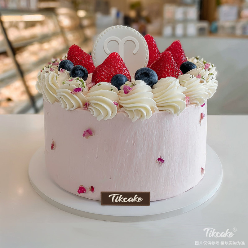 原创白羊座主题水果鲜奶蛋糕九（3.21-4.19）