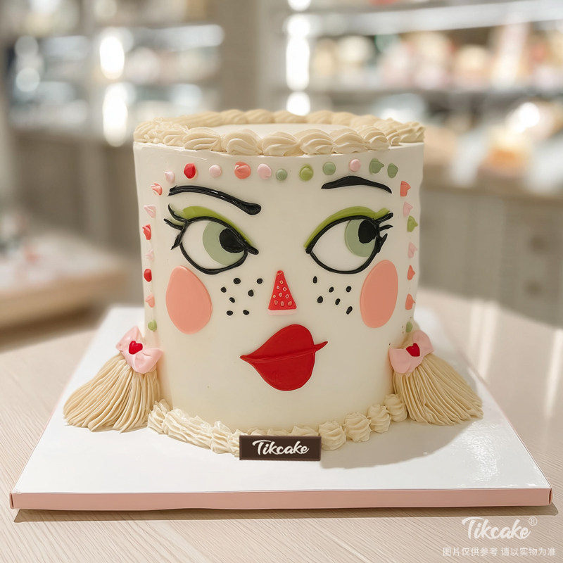 原创“美女”主题搞怪鲜奶蛋糕