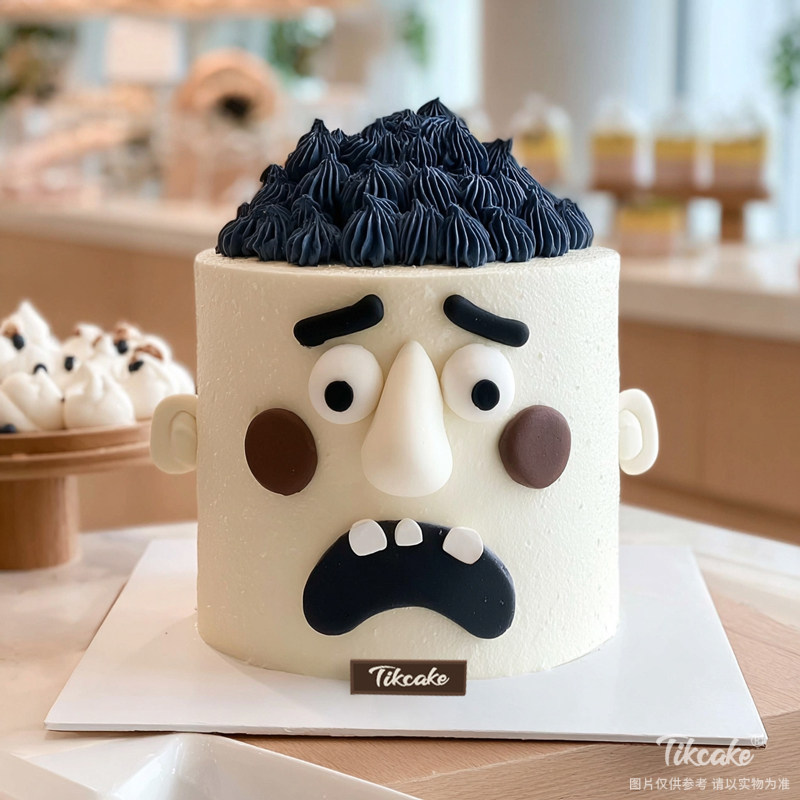 原创“大龅牙”搞怪主题鲜奶蛋糕